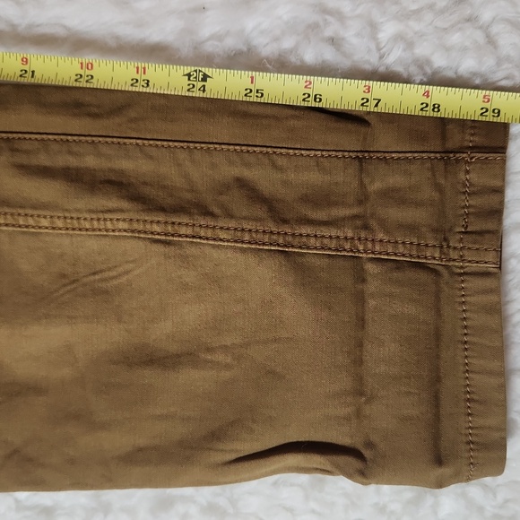 New Anthropologie Pilcro The Wanderer  Low Rise Pants Sz 25 Khaki/Sand - Picture 15 of 16